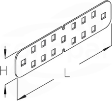 RGV 60F OC.OGNIOWY ŁĄCZNIK KORYTA