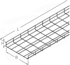 G 50-10E KORYTO KABLOWE SIATKOWE 3mb