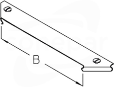 RAADR 10F Pokrywa elementu odgałęźnego korytka z ryglem