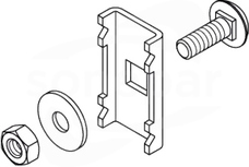 GV 30E INOX ŁĄCZNIK KORYTA SIATKOWEGO