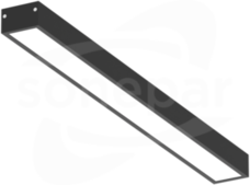 Geometric Line LED 1085mm 46W 4800lm 840 OPAL Czar Oprawa LED