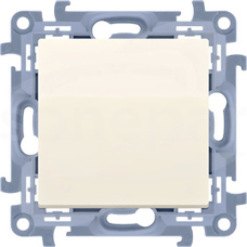 SIMON10 250V IP20/IP44 krem Przycisk pojedynczy bez piktogramu