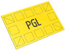PGL-297X210-C/B-HD czarno/biały Laminat