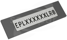 PROSLEEVE EPL 70x18mm srebrny (1000szt) Etykieta