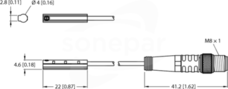 BIM-UNC-AP6X-0.3-PSG3M Czujnik indukcyjny