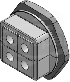 KVT 63/4 szary Dławnica dzielona