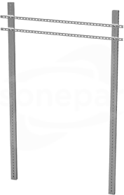 50x100x3mm/3mb Ceownik montażowy perforowany (PV)