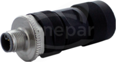 M12 5P kod.-L max. 2,5mm2 Wtyczka męska
