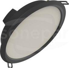 DL IP44 DN 165 13W 840 1495LM BK Downlight LED dostropowy