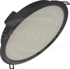 DL IP44 DN 190 18W 840 2070LM BK Downlight LED dostropowy