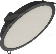 DL IP44 DN 215 24W 830 2640LM BK Downlight LED dostropowy