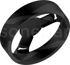 DL IP44 FRAME DN190 BK czarny Ramka montażowa natynkowa