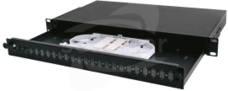 19cali 1U 24xSC simplex 1x kaseta SC-FL-01 Panel