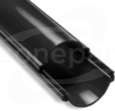 QRDM 110 UV 250N czarny (3mb) Rura dzielona 250N