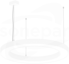 Geometric Ring LED 800 86W 8390lm 830 OPAL WH DALI Oprawa LED