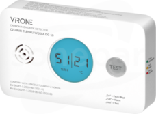 DC-10 2xAA 10lat Bateryjny czujnik tlenku węgla (czadu)