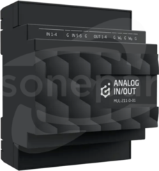 GRENTON 1-wire DIN TF-Bus Moduł wejść i wyjść analogowych