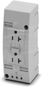 EO-AB/UT/LED/DUO/V/GFI/20 Gniazdko podwójne
