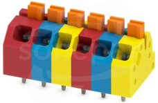 SPTAF 1/ 6-3,5-EL MC:RD,BU,YE Terminal przyłączeniowy do PCB