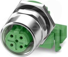 SACC-DSIV-M12FSD-4CON-L90 ST X Device connector rear mounting
