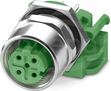 SACC-DSIV-M12FSD-4CON-L180 ST X Device connector rear mounting