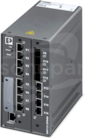 FL SWITCH EP6412-4GSFP-MV Industrial Ethernet Switch