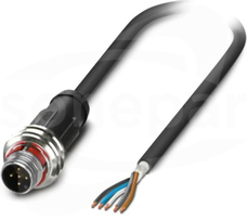 SAC-5P-P12MS/ 5,0-PUR SH Kabel czujnika/urządzenia wykonawczego
