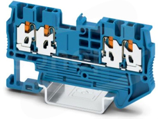 XT 1,5-QUATTRO BU Feed-through terminal block