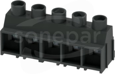 MKDS 5 HV/ 5-9,52 BK PCB terminal block