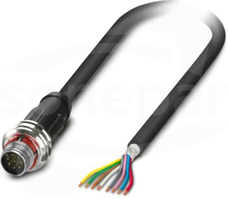 SAC-8P-P12MS/ 3,0-PUR SH Sensor/actuator cable