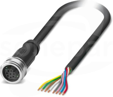 SAC-8P- 3,0-PUR/P12FS Sensor/actuator cable