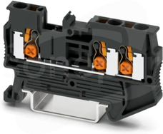 XT 2,5-TWIN BK Feed-through terminal block