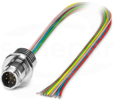 SACC-E-MS-8CON-M16/0,5 PP Device connector front mounting
