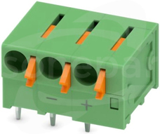 FFKDSA1/H2-5,08- 3 BD:-,+ PCB terminal block