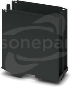 ICS50-B122X120-O-O-9005 DIN rail housing