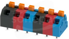 SPTAF 1/ 6-5,0-EL MC:BK-BU PCB terminal block