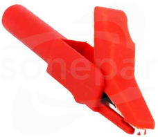 15A czerwony Zacisk krokodylkowy