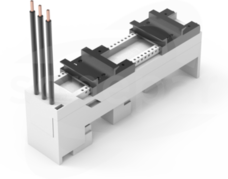 25A 690V 3P Adapter do szyn z kablami