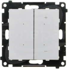 SIMON55 Ściemniacz LED aluminium mat Ściemniacz LED klawiczowy