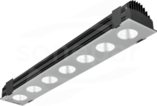 FLASH NEW LED 7x50D 193W 27020lm 840 RF czarny Oprawa Highbay LED