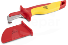 IZOLOWANY NÓŻ DLA ELEKTR. OSTRZE PROSTE 190MM VDE Izolowany nóż