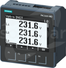 SENTRON PAC3220 Miernik parametrów sieci z licznikiem energii