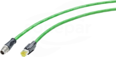 IE TP Cord M12-180/RJ45-180 Przewód do transmisji danych