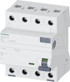  typ AC 63 A 300 mA AC 400 V Wyłącznik różnicowoprądowy 4P