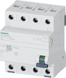  typ B 63 A 300 mA AC 400 V Wyłącznik różnicowoprądowy 4P
