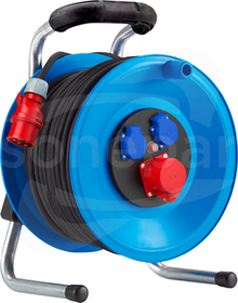 16A/5P 2GS 25mb H07RN-F 5x2,5 IP44 Przedłużacz bębnowy