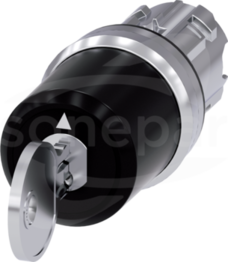 SIRIUS ACT 22mm I-O-II Przełącznik z kluczem BKS metal