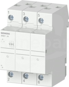 SENTRON 8x32 3P 20A Podstawa bezpiecznikowa z sygnaliz.