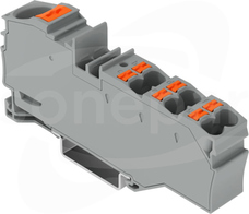 2216-8031 16mm2/6x4mm2 szary Złączka rozgałęźna