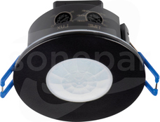 MERGE‑WT‑O‑B max 8m 360st. IP65/20 czarny Czujnik ruchu na podczerwień